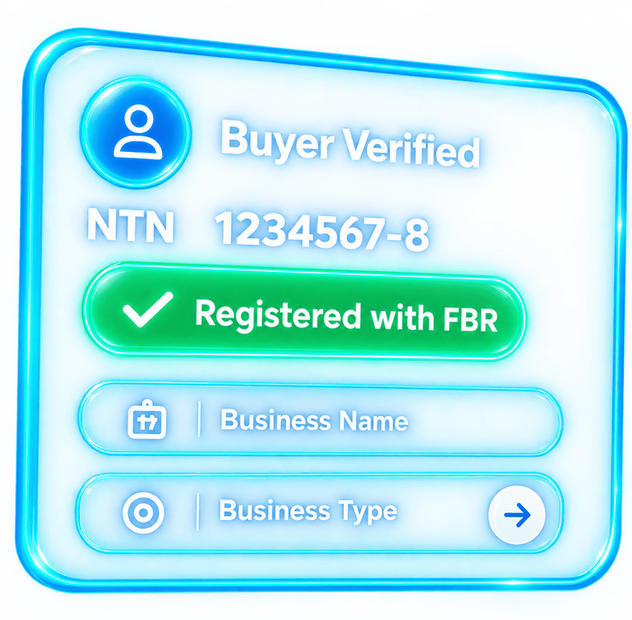 Buyer verified with FBR registration